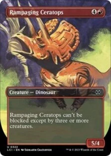 (image for) Rampaging Ceratops (Borderless) (Foil)