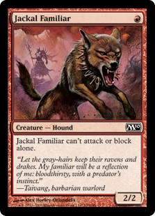 (image for) Jackal Familiar (Foil)
