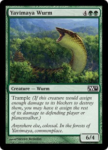 (image for) Yavimaya Wurm