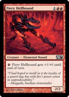 (image for) Fiery Hellhound (Foil)
