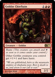 (image for) Goblin Chieftain (Foil)