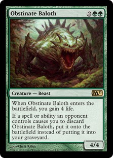 (image for) Obstinate Baloth (Foil)