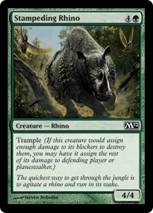 (image for) Stampeding Rhino