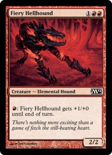 (image for) Fiery Hellhound (Foil)