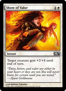 (image for) Show of Valor (Foil)