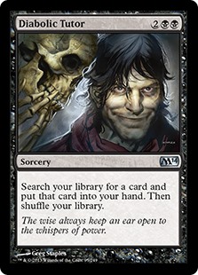 (image for) Diabolic Tutor (Foil)