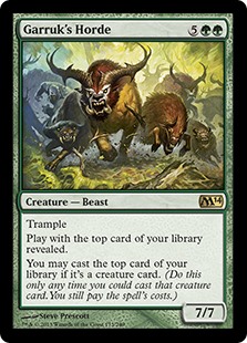 (image for) Garruk's Horde (Foil)