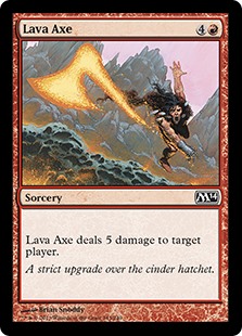 (image for) Lava Axe (Foil)