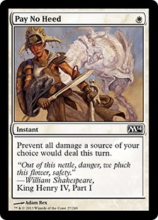 (image for) Pay No Heed (Foil)