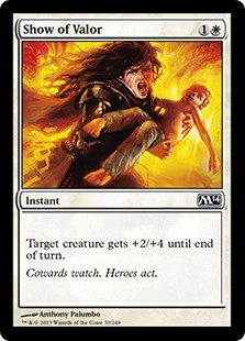 (image for) Show of Valor (Foil)