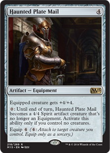 (image for) Haunted Plate Mail (Foil)