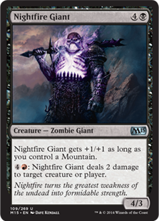 (image for) Nightfire Giant (Foil)