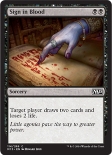 (image for) Sign in Blood (Foil)