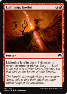 (image for) Lightning Javelin (Foil)