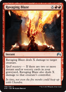 (image for) Ravaging Blaze (Foil)
