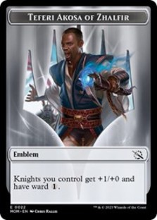 (image for) Emblem - Teferi Akosa of Zhalfir