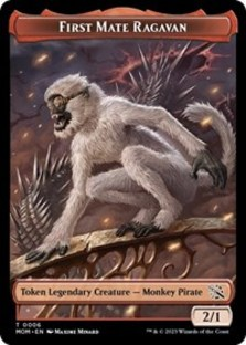 (image for) First Mate Ragavan Token