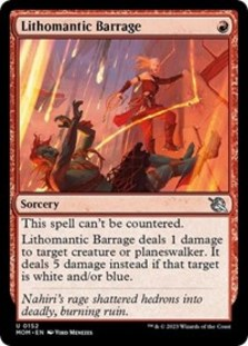 (image for) Lithomantic Barrage (Foil)