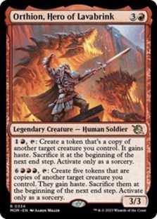 (image for) Orthion, Hero of Lavabrink (Foil)