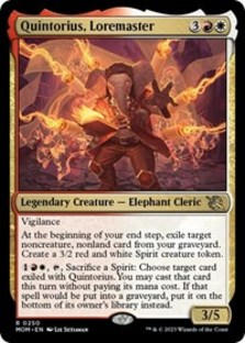 (image for) Quintorius, Loremaster (Foil)