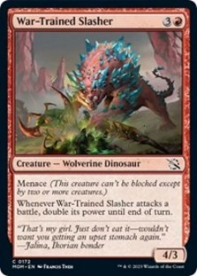 (image for) War-Trained Slasher (Foil)