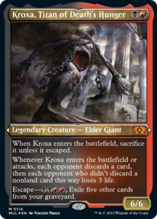 (image for) Kroxa, Titan of Death's Hunger (Foil)