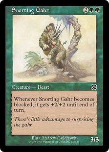 (image for) Snorting Gahr (Foil)