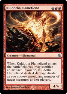 (image for) Kuldotha Flamefiend (Foil)