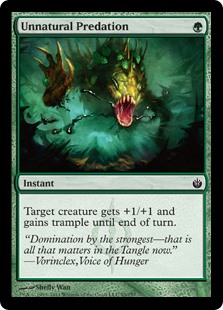(image for) Unnatural Predation (Foil)