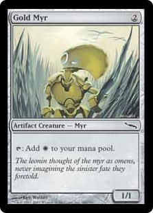 (image for) Gold Myr (Foil)