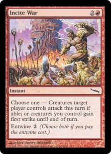 (image for) Incite War (Foil)