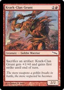 (image for) Krark-Clan Grunt (Foil)