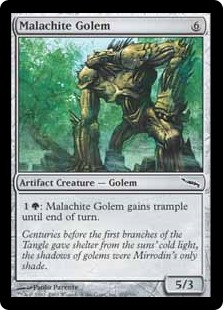 (image for) Malachite Golem (Foil)
