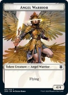 (image for) Angel Warrior // Shark Double-sided Token (Challenger 2021)