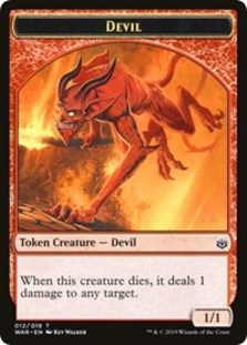 (image for) Devil // Satyr Double-sided Token (Challenger 2020)