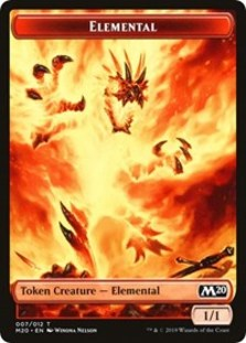 (image for) Elemental // Satyr Double-sided Token (Challenger 2020)