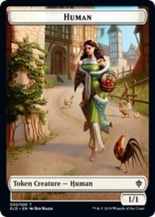 (image for) Human // Clue Double-sided Token (Pioneer 2022)