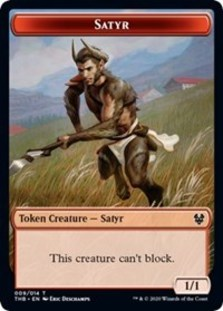 (image for) Satyr // Goblin Construct Double-sided Token (Challenger 2021)