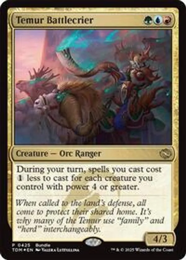 (image for) Temur Battlecrier