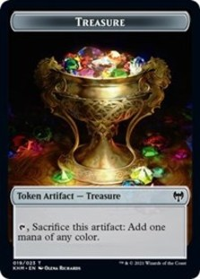 (image for) Treasure // Clue Double-sided Token (Pioneer 2022)