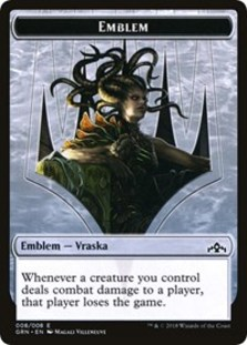 (image for) Vraska Emblem // Human Double-sided Token (Challenger 2020)