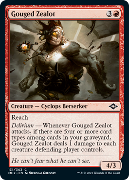 (image for) Gouged Zealot (Foil)