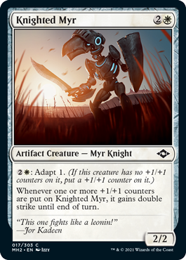 (image for) Knighted Myr (Foil)