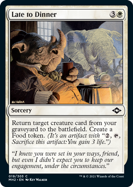 (image for) Late to Dinner (Foil)