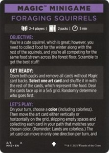 (image for) Magic Minigame: Foraging Squirrels