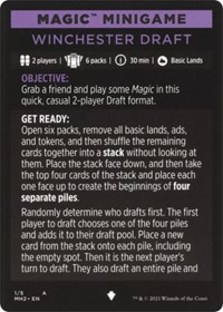 (image for) Magic Minigame: Winchester Draft