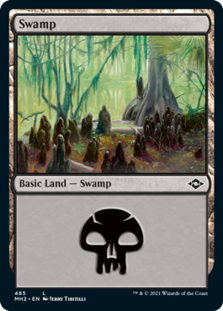 (image for) Swamp (485) (Foil)