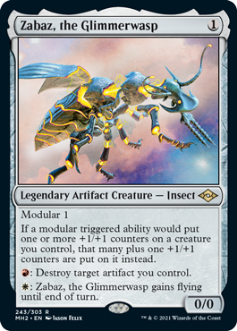(image for) Zabaz, the Glimmerwasp (Foil)