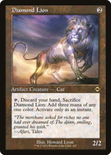 (image for) Diamond Lion (Retro Frame)