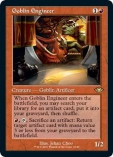 (image for) Goblin Engineer (Retro Frame) (Foil Etched)